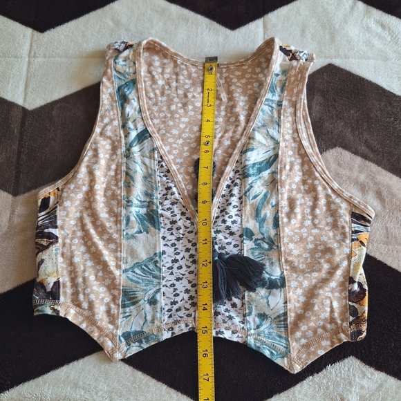 Free People Floral Patchwork Sleeveless Top - Picture 6 of 7